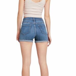 HOLLISTER Women’s Light Wash High Rise 3” Denim Shorts Size 5 (W27)